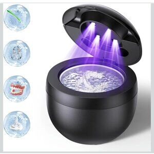 UV Ultrasonic Retainer Cleaner Machine Dental Guard Cleaner Pod for Invisalign..